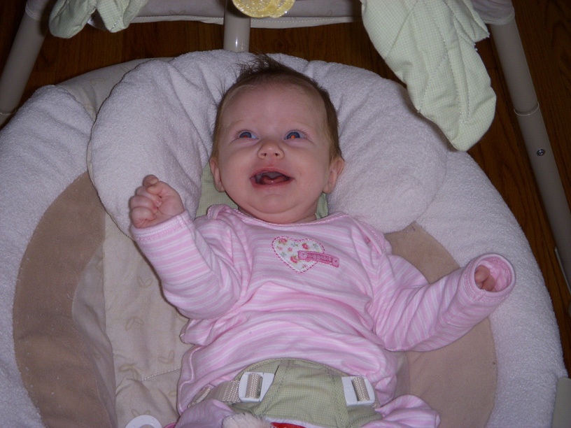 Smiling Baby Mia Moore!